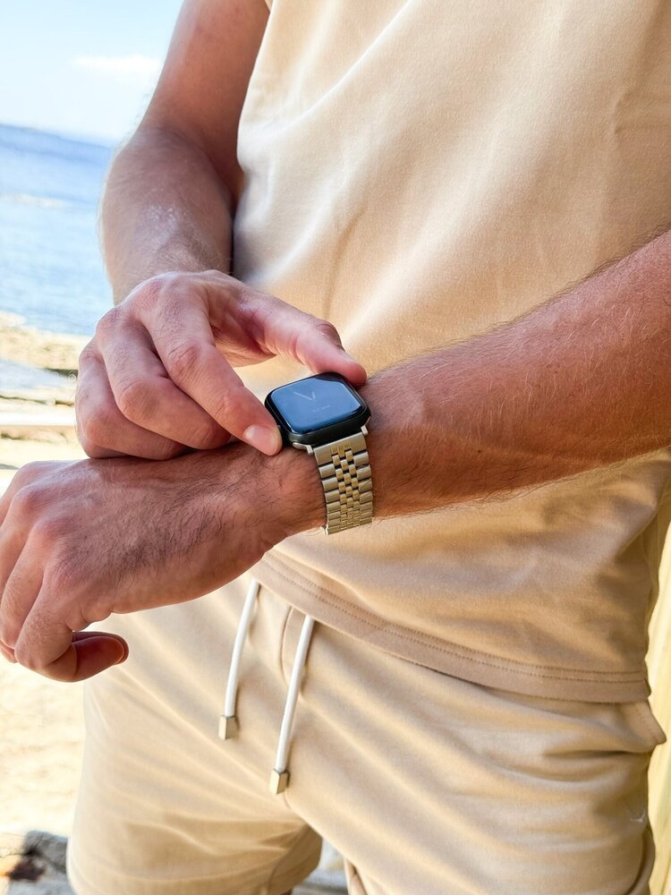 Strap-it Strap-it Bracelet acier Apple Watch Jubilé (argent)