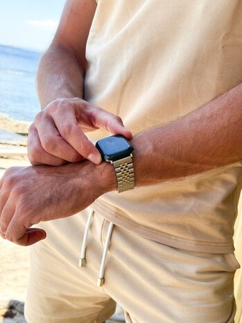 Strap-it Strap-it Bracelet acier Apple Watch Jubilé (argent)