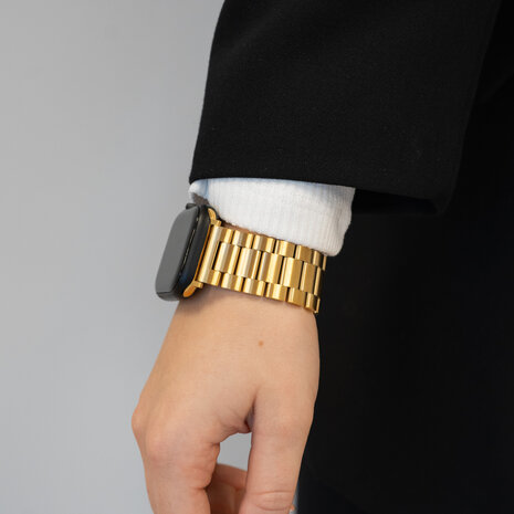 Bandz Bandz Bracelet acier 'Classic' Apple Watch (or)