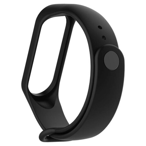 Strap-it Strap-it Bracelet silicone Xiaomi Mi Band 3/4 (noir)