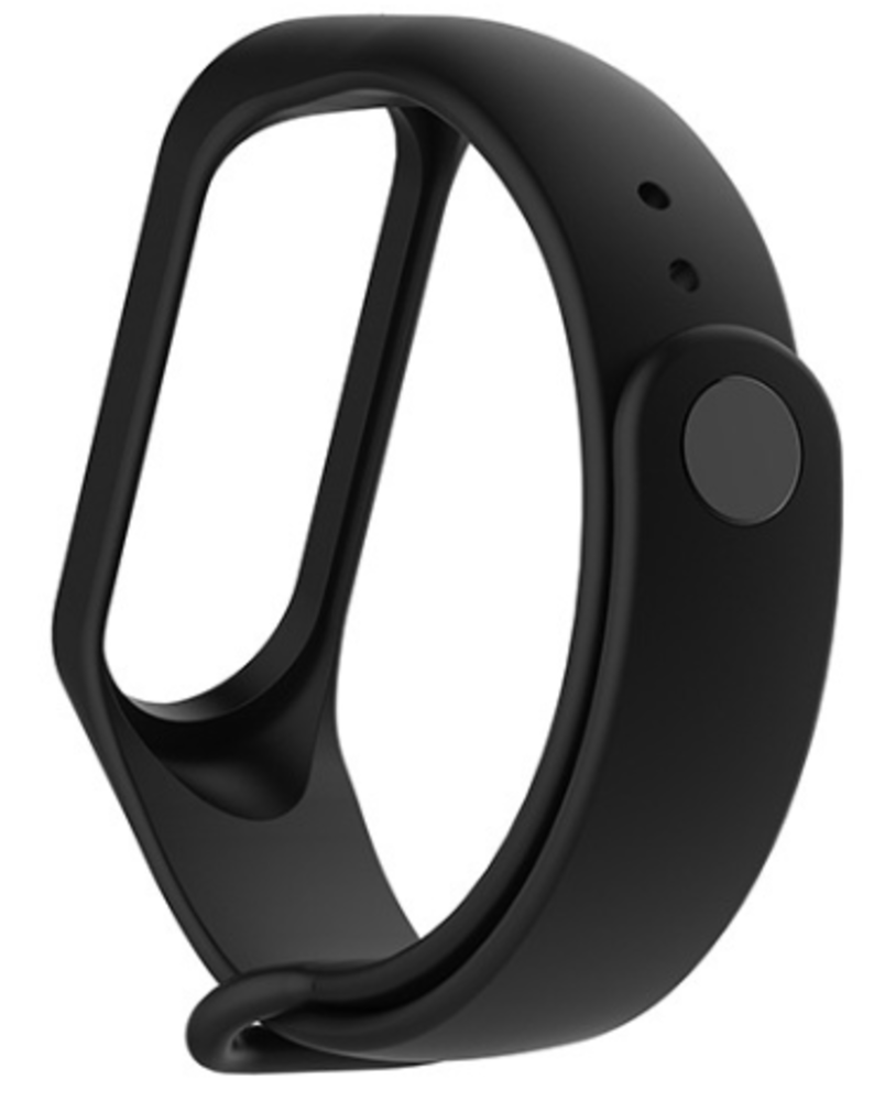 Strap-it Strap-it Bracelet silicone Xiaomi Mi Band 3/4 (noir)