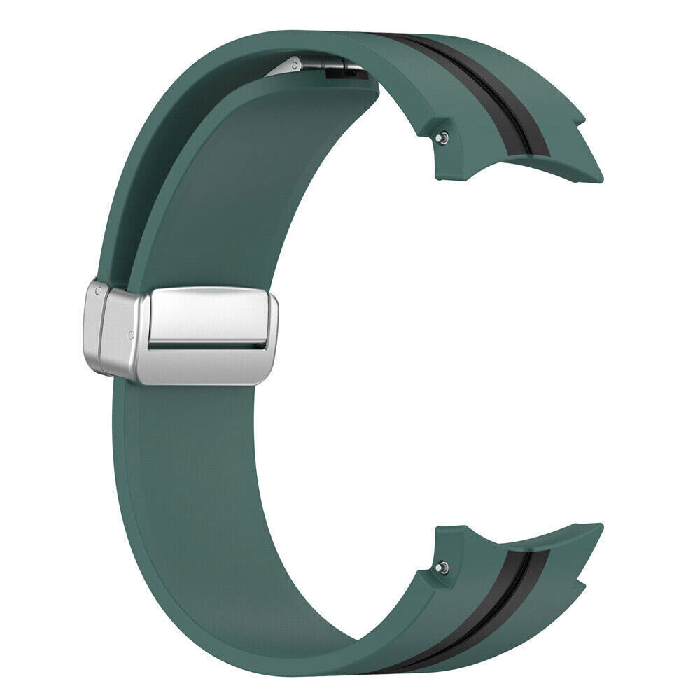 Strap-it Strap-it Bracelet magnétque sport Samsung Galaxy Watch 5 Pro (vert/noir)