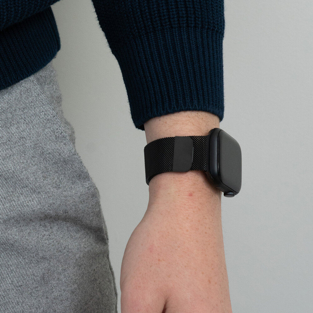 Bandz Bandz Bracelet milanais loop Apple Watch (noir)