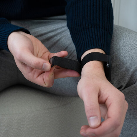 Bandz Bandz Bracelet milanais loop Apple Watch (noir)