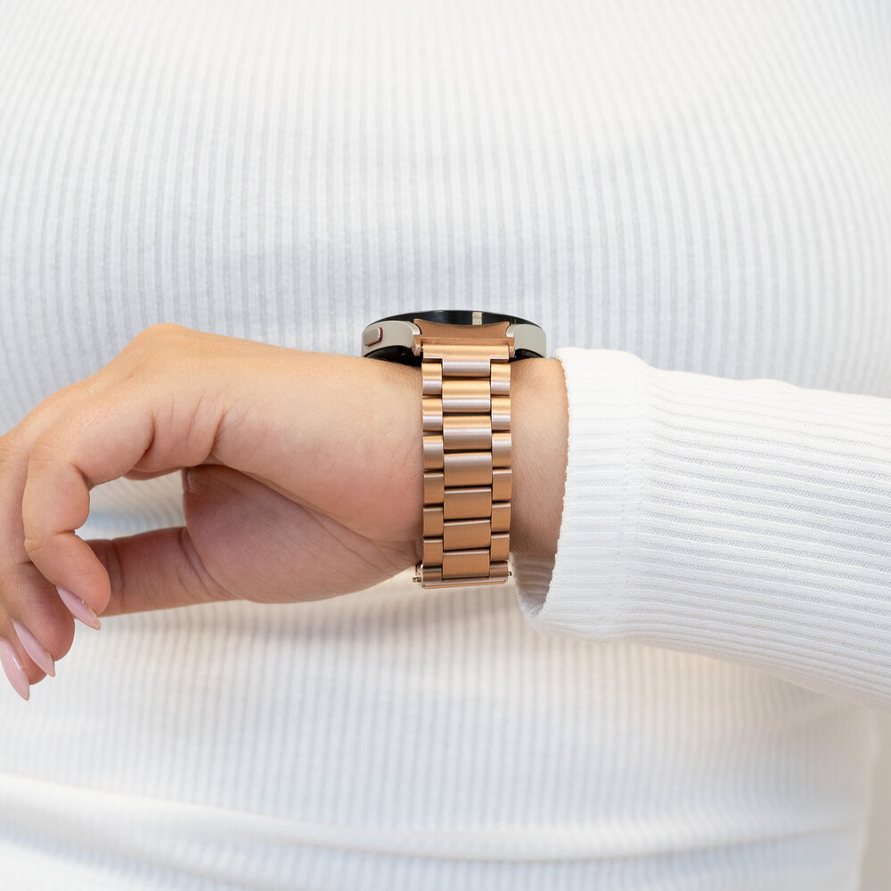 Bandz Bandz Bracelet acier "Classic" Samsung Galaxy Watch 5 - 40mm (or rose) Bandz Bandz Bracelet acier "Classic" Samsung Galaxy Watch 5 - 40mm (or rose)