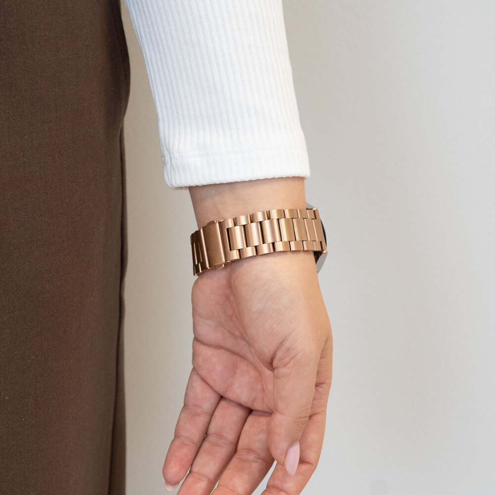 Bandz Bandz Bracelet acier "Classic" Samsung Galaxy Watch 5 - 40mm (or rose) Bandz Bandz Bracelet acier "Classic" Samsung Galaxy Watch 5 - 40mm (or rose)