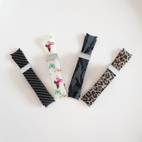 Strap-it Strap-it Bracelet magnétique léopard lumineux Samsung Galaxy Watch 6 - 40mm