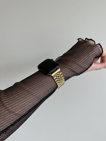 Strap-it Strap-it Bracelet acier Apple Watch Jubilé (or)