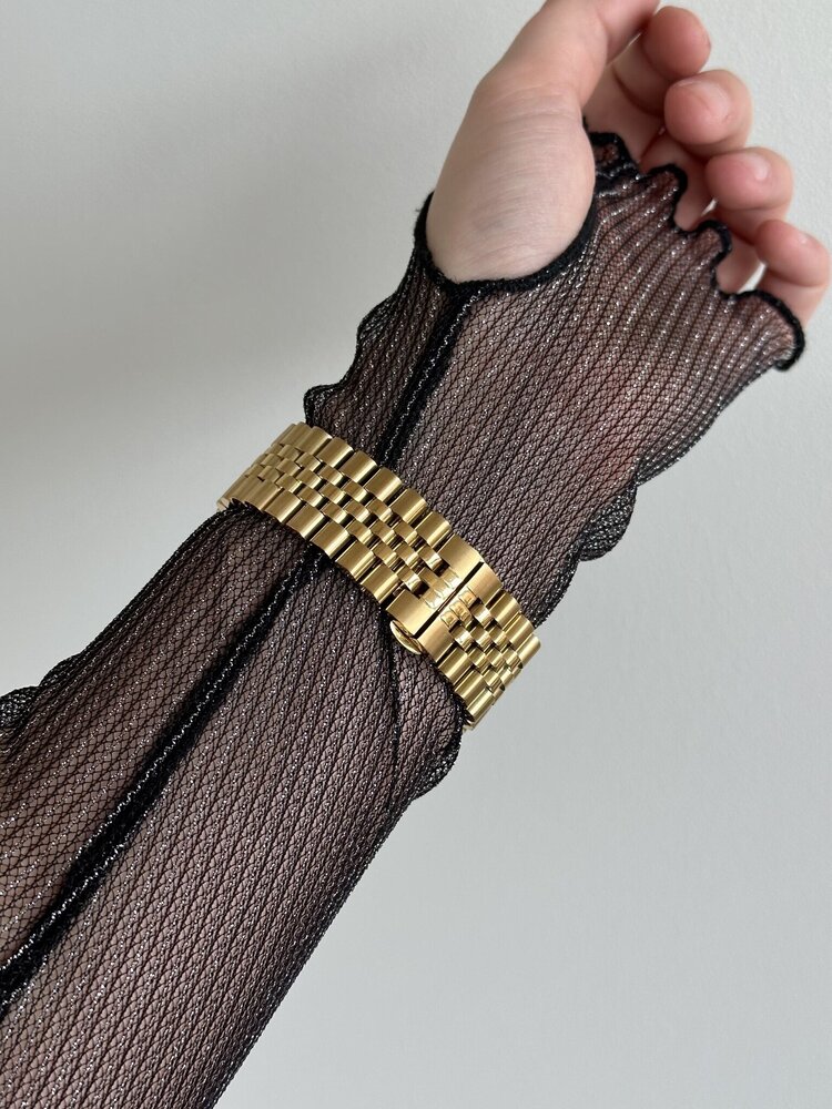 Strap-it Strap-it Bracelet acier Apple Watch Jubilé (or)