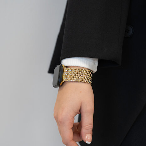 Bandz Bandz Bracelet acier 'Dragon' Apple Watch (or)