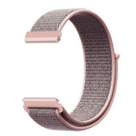 Strap-it Strap-it Bracelet nylon Fitbit Versa (rose)