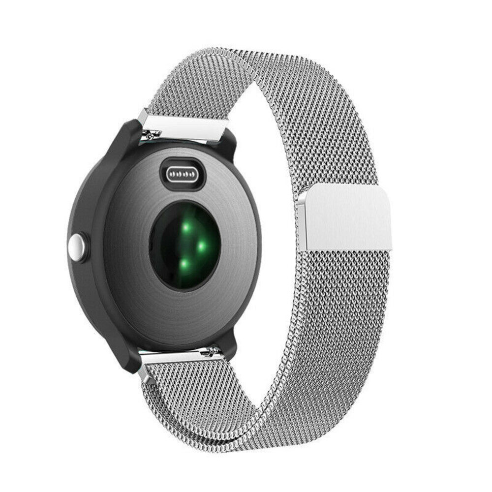 Strap-it Strap-it Bracelet Milanais Garmin Venu 2 - 45mm - argent