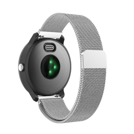 Strap-it Strap-it Bracelet Milanais Garmin Venu 2 - 45mm - argent