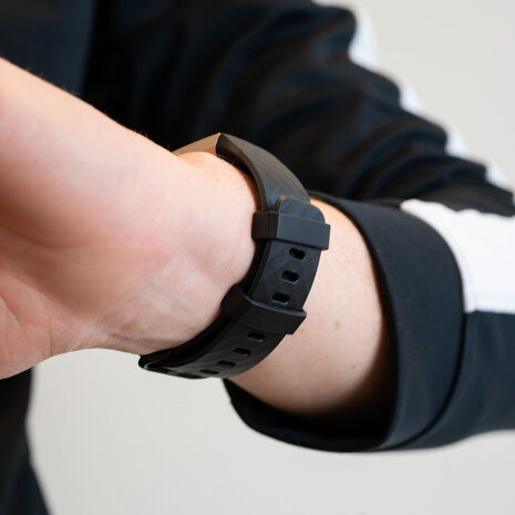 Bandz Bandz Bracelet silicone 'Classic' Fitbit Charge 3 (noir)