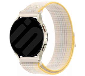 Strap-it Bracelet nylon Garmin Vivoactive 4s (lumière stellaire mélange)