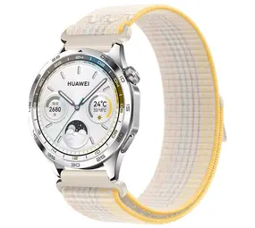 Strap-it Bracelet nylon Huawei Watch GT 5 Pro - 42mm (lumière stellaire mélange)