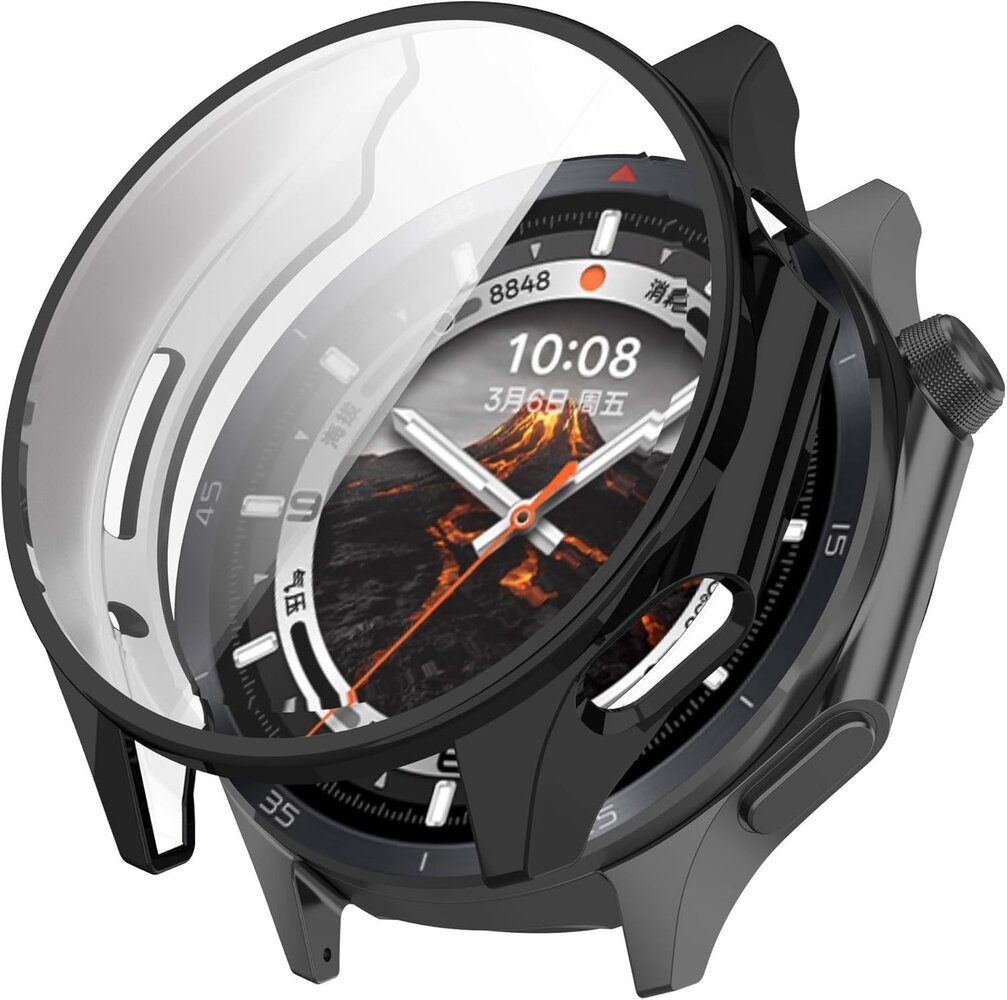 Strap-it Strap-it Coque TPU OnePlus Watch 3 (noir)