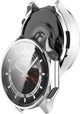 Strap-it Strap-it Coque TPU OnePlus Watch 3 (argent)