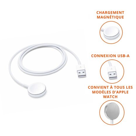 Strap-it Strap-It Chargeur Apple Watch