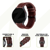 Bandz Bandz Bracelet cuir "Classic" Huawei Watch GT 3 46mm (brun foncé) Bandz Bandz Bracelet cuir "Classic" Huawei Watch GT 3 46mm (brun foncé)