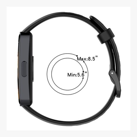 Strap-it Strap-it Bracelet silicone Huawei Band 10 (noir)
