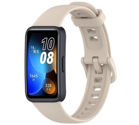 Strap-it Bracelet silicone Huawei Band 10 (beige)