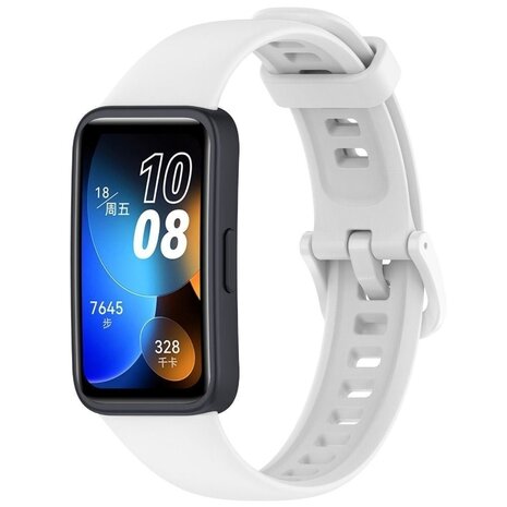 Strap-it Strap-it Bracelet silicone Huawei Band 10 (blanc)