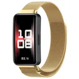 Strap-it Bracelet Milanais Huawei Band 10 (or)