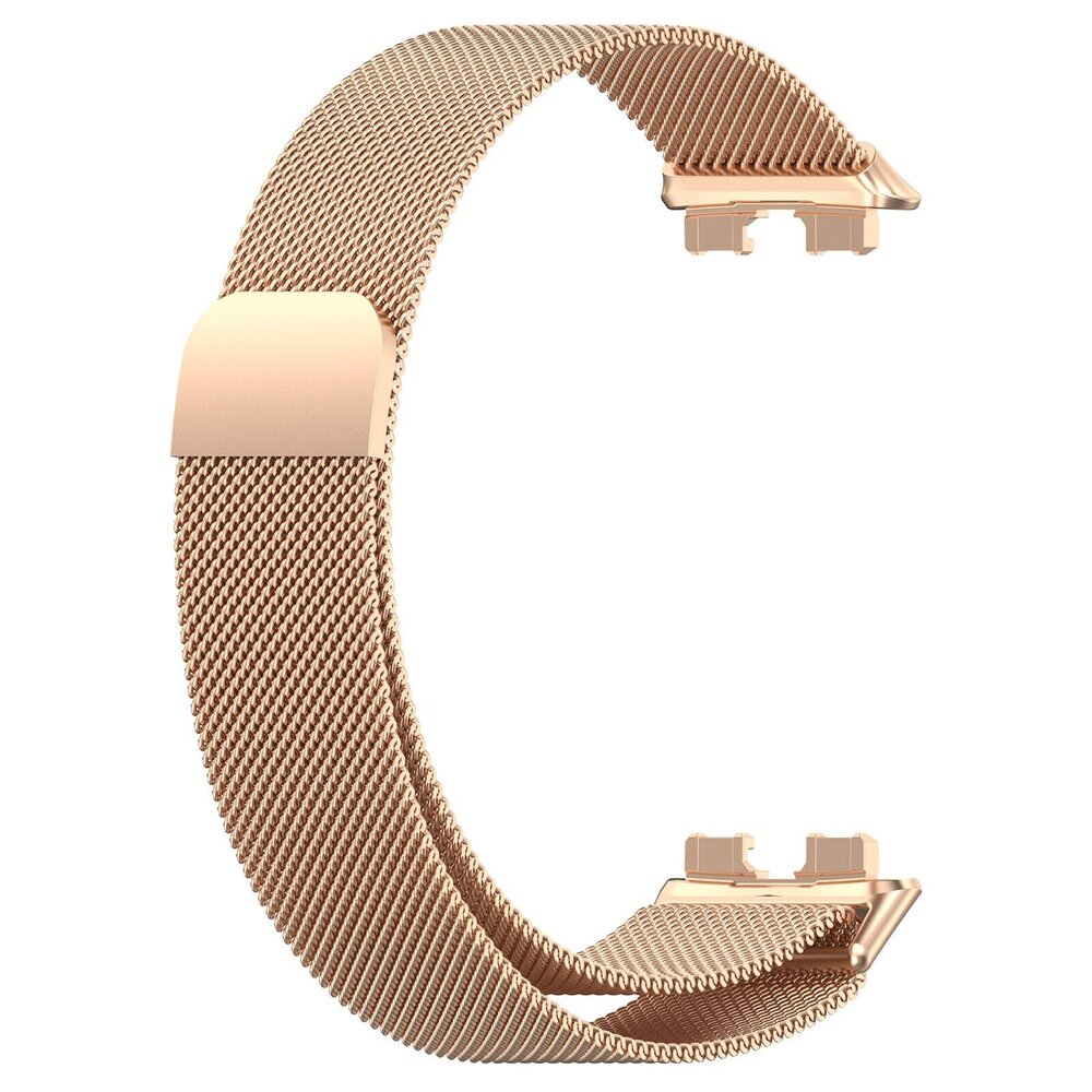Strap-it Strap-it Bracelet Milanais Huawei Band 10 (or rose)