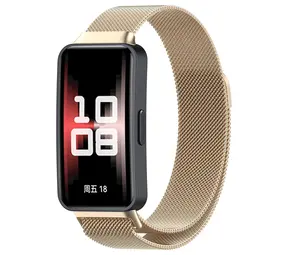 Strap-it Bracelet Milanais Huawei Band 10 (champagne)