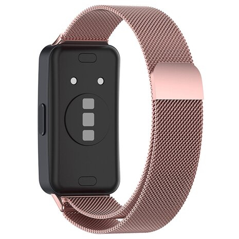 Strap-it Strap-it Bracelet Milanais Huawei Band 10 (rose)