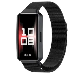 Strap-it Bracelet Milanais Huawei Band 10 (noir)