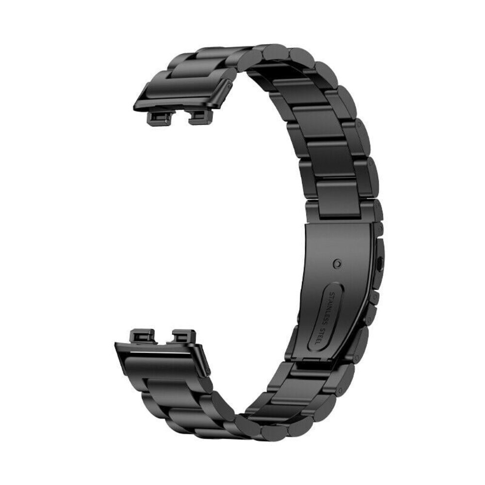 Strap-it Strap-it Bracelet acier Huawei Band 10 (noir)