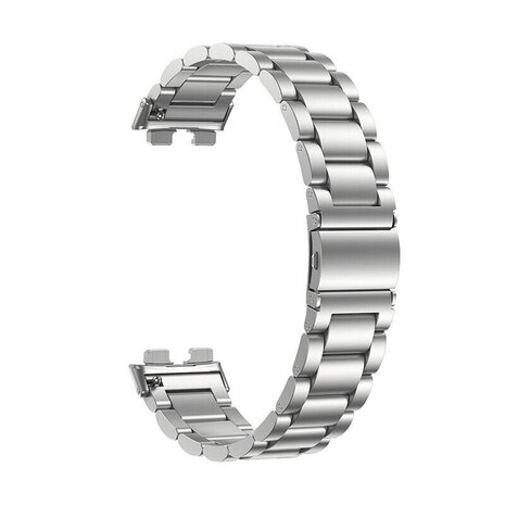 Strap-it Strap-it Bracelet acier Huawei Band 10 (argent) Strap-it Strap-it Bracelet acier Huawei Band 10 (argent)