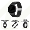 Bandz Bandz Bracelet nylon tressé Fossil Gen 5 (noir) Bandz Bandz Bracelet nylon tressé Fossil Gen 5 (noir)
