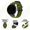 Bandz Bandz Bracelet nylon avec boucle Amazfit GTR 2 (verte)