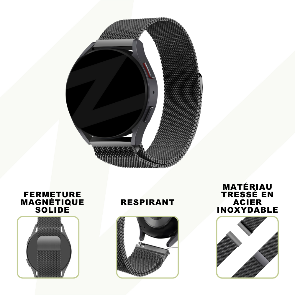 Bandz Bandz Bracelet milanaise loop Polar Ignite 3 (noire) Bandz Bandz Bracelet milanaise loop Polar Ignite 3 (noire)