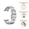 Strap-it Strap-it Bracelet acier 'fer' Samsung Galaxy Watch FE (argent) Strap-it Strap-it Bracelet acier 'fer' Samsung Galaxy Watch FE (argent)