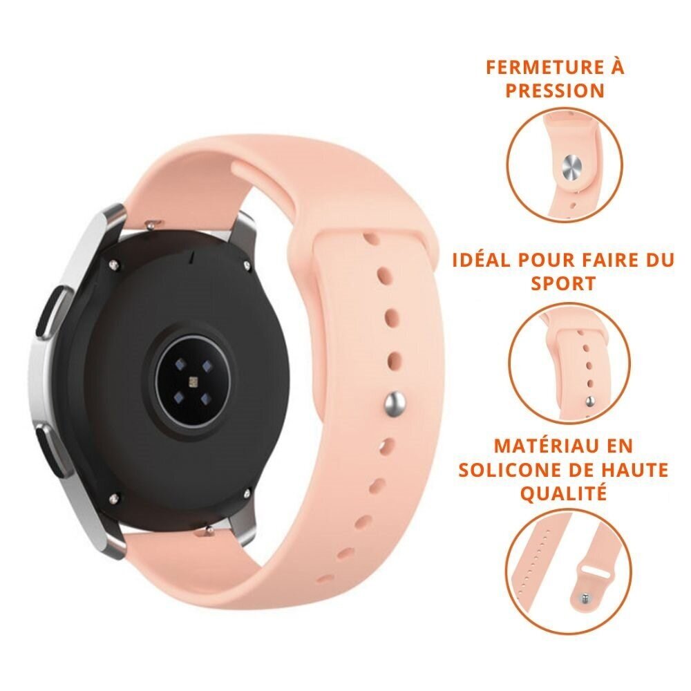 Strap-it Strap-it Bracelet sport Samsung Galaxy Watch 7 - 44mm (rose)