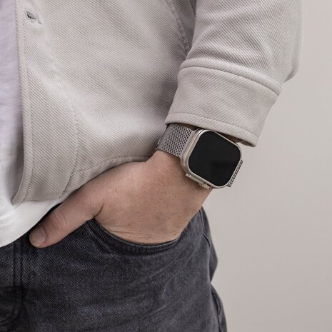 Strap-it Strap-it Bracelet Milanais en titane Apple Watch (titane)