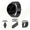 Bandz Bandz Bracelet acier 'Classic' Coros Apex 2 Pro (noir) Bandz Bandz Bracelet acier 'Classic' Coros Apex 2 Pro (noir)