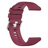 Strap-it Strap-it Bracelet silicone Garmin Vivoactive 6 (vin rouge) Strap-it Strap-it Bracelet silicone Garmin Vivoactive 6 (vin rouge)
