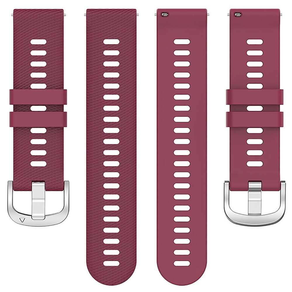 Strap-it Strap-it Bracelet silicone Garmin Vivoactive 6 (vin rouge)