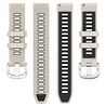 Strap-it Strap-it Bracelet sport á boucle Garmin Vivoactive 6 (beige/noir) Strap-it Strap-it Bracelet sport á boucle Garmin Vivoactive 6 (beige/noir)