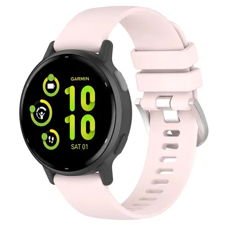 Strap-it Strap-it Bracelet silicone classique Garmin Vivoactive 6 (rose)