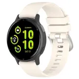 Strap-it Bracelet silicone classique Garmin Vivoactive 6 (lumière stellaire)