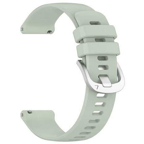 Strap-it Strap-it Bracelet silicone classique Garmin Vivoactive 6 (vert clair)