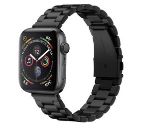 Spigen Spigen Modern Fit Apple Watch bracelet acier noir (42-44-45mm)