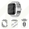 Bandz Bandz Bracelet acier 'Classic' Apple Watch (argent) Bandz Bandz Bracelet acier 'Classic' Apple Watch (argent)