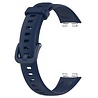 Strap-it Strap-it Bracelet silicone classique Huawei Band 9 (bleu foncé) Strap-it Strap-it Bracelet silicone classique Huawei Band 9 (bleu foncé)